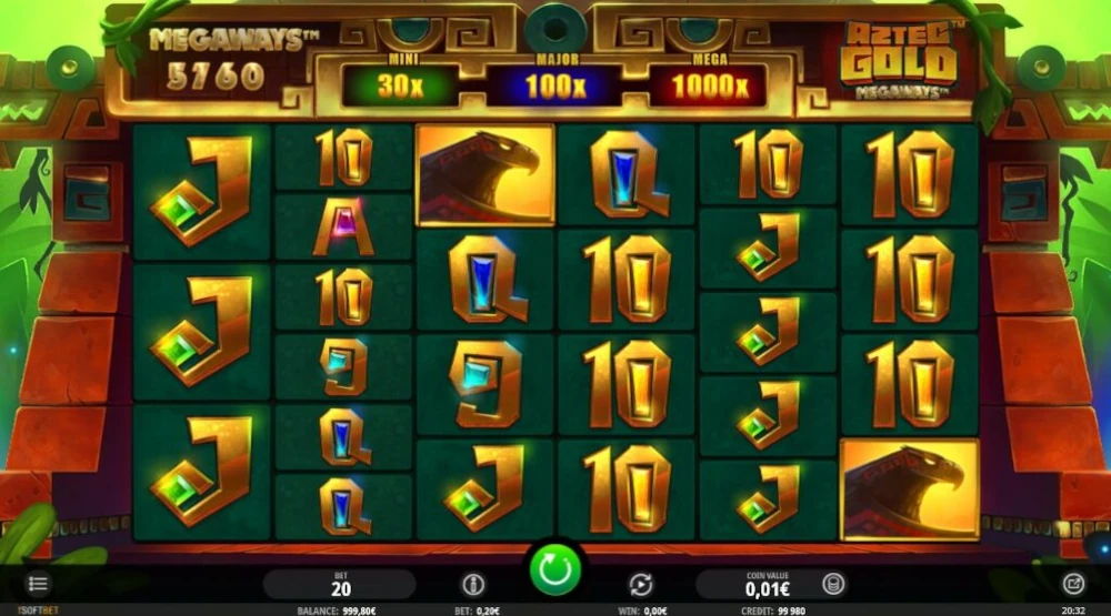 mega jack aztec gold